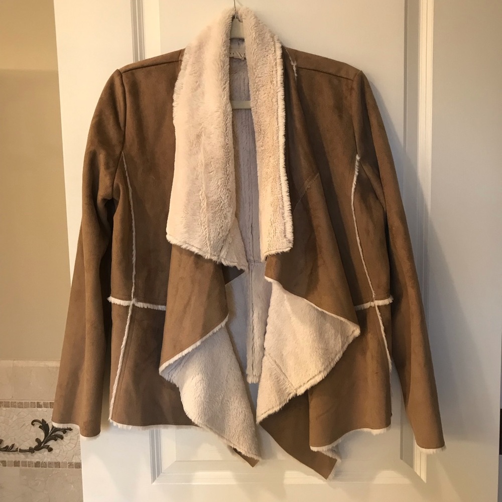 Faux suede jacket-size S